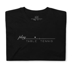 T-shirt "PLAY TABLE TENNIS" - White