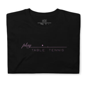T-shirt "PLAY TABLE TENNIS" - Pink