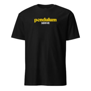 T-shirt "PENDULUM SERVE" - Gold