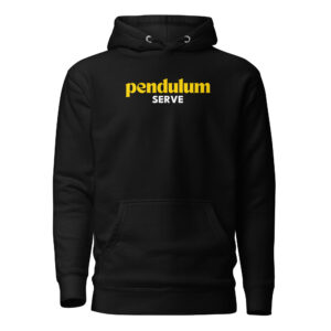 Hoodie “Pendulum serve” - Gold