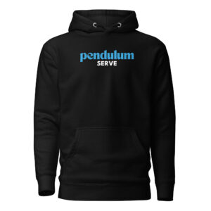 Hoodie “Pendulum serve” - Blue